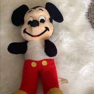 Vintage Mickey Mouse Stuffed Animal